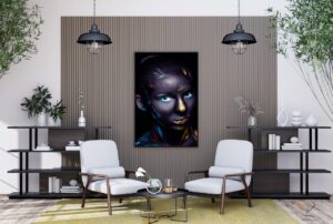 Artistic art portrait