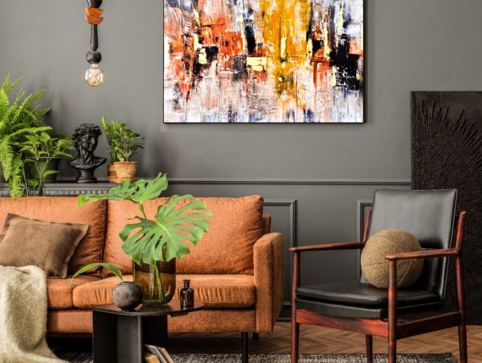 Abstract colorful painting